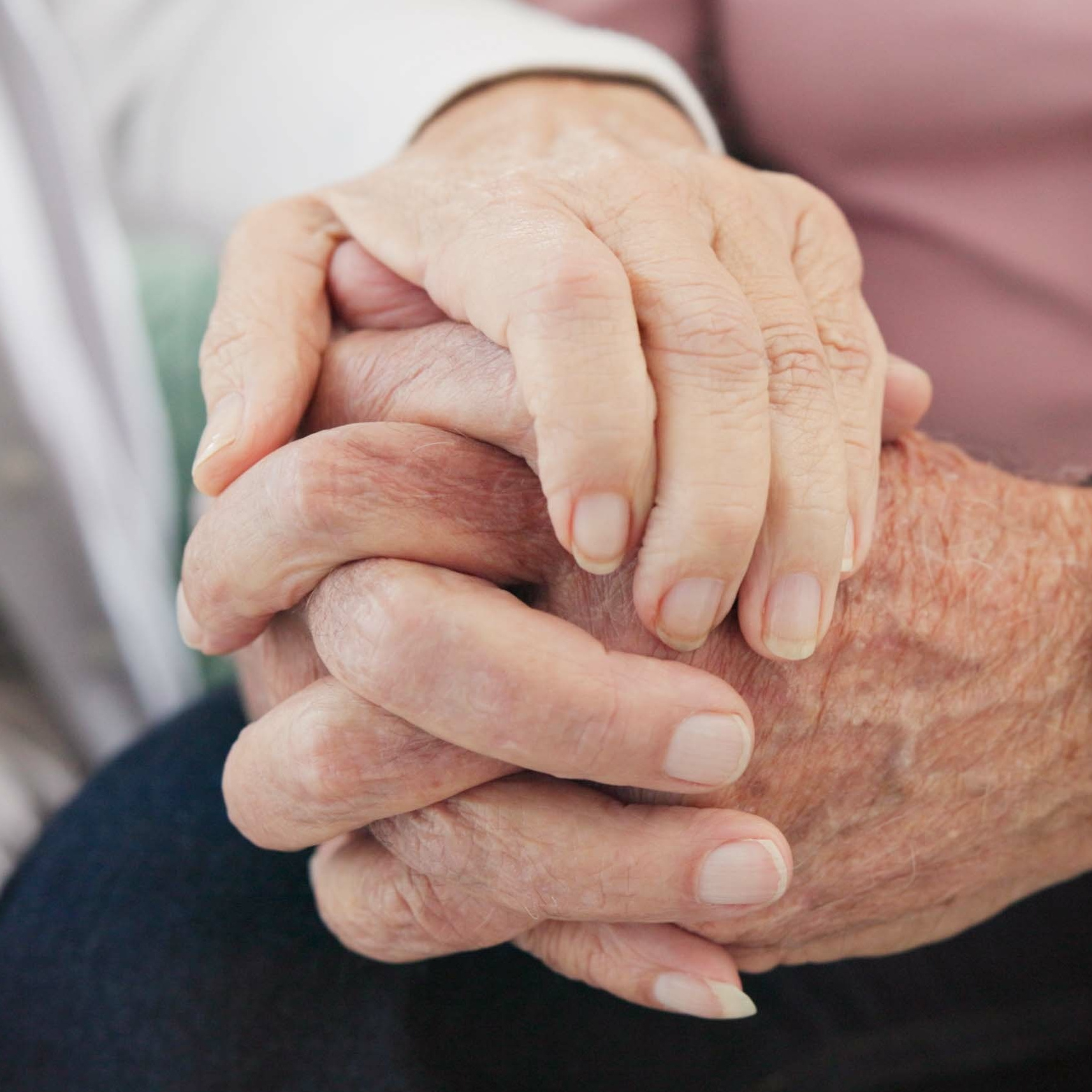 hands of elderly